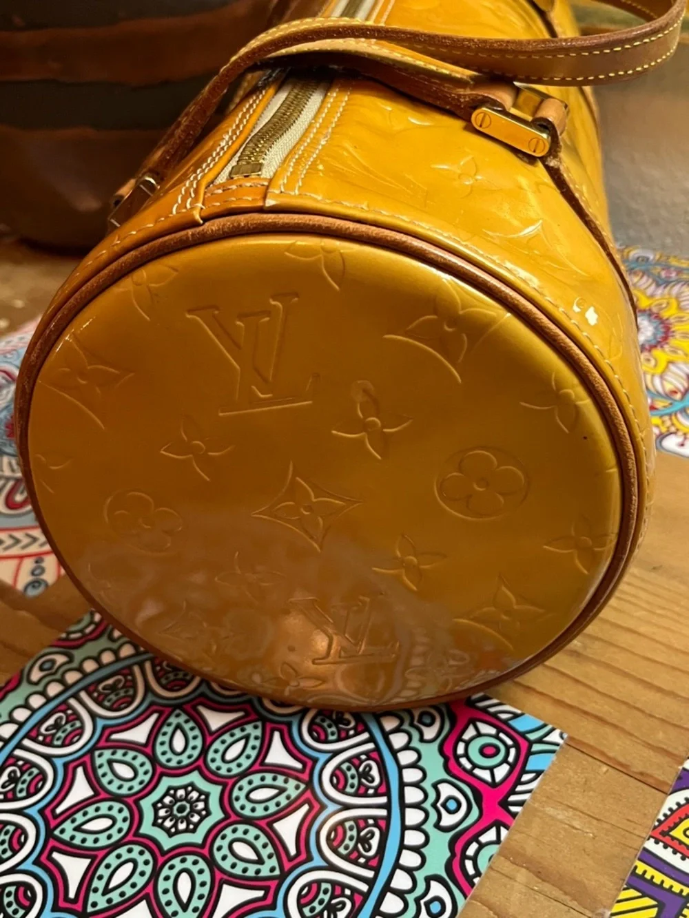 Louis Vuitton Vernis Papillon Pm Barrel Bag - Picture 4 of 14